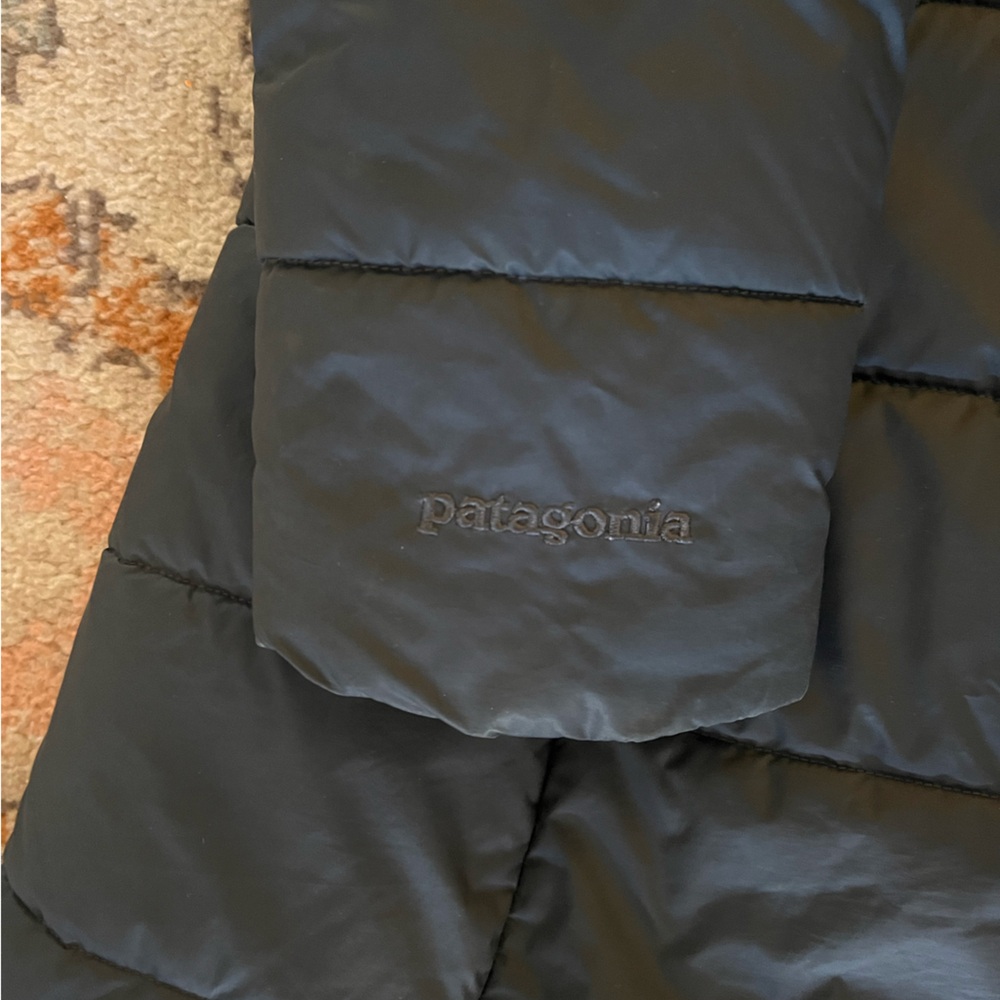 Patagonia Women's Parka Hooded Jacket SZ M Navy Blue - Picture 4 of 7